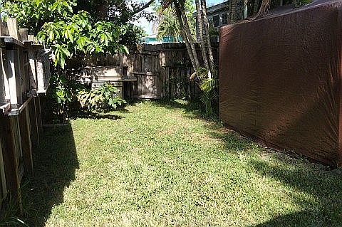 Fenced in yard 