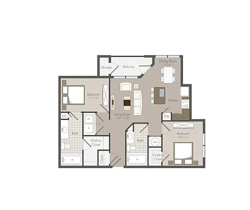 Floor plan B1