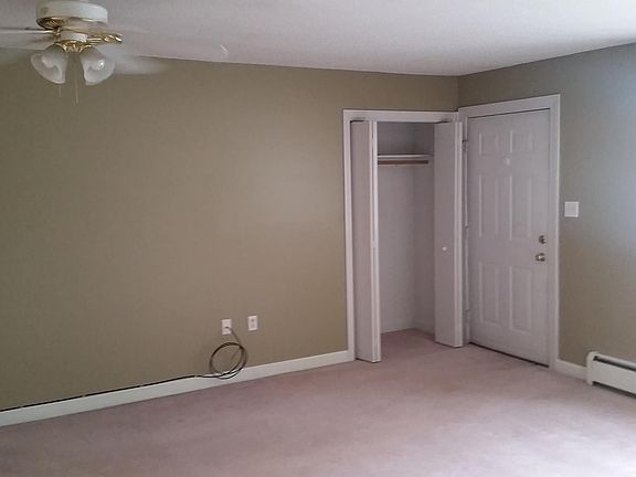 Living room with entrance from patio