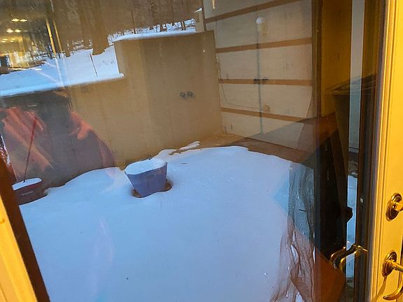 back patio with awning