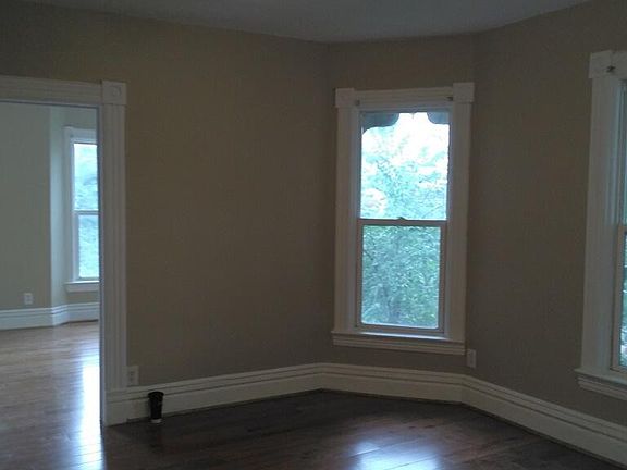 View of living room and into master bedroom 