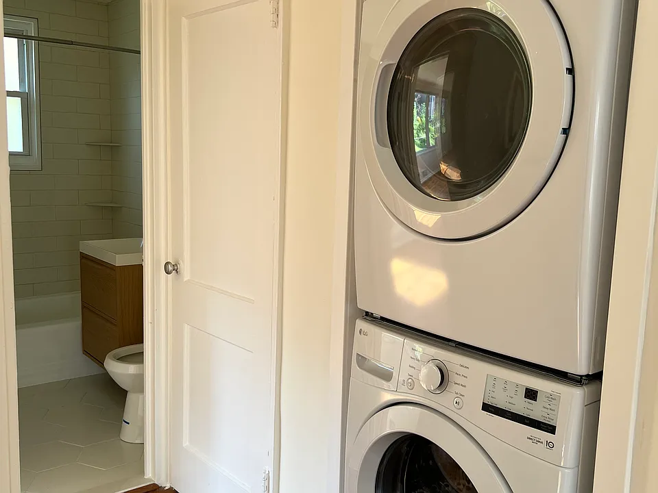 new in-unit washer and dryer
