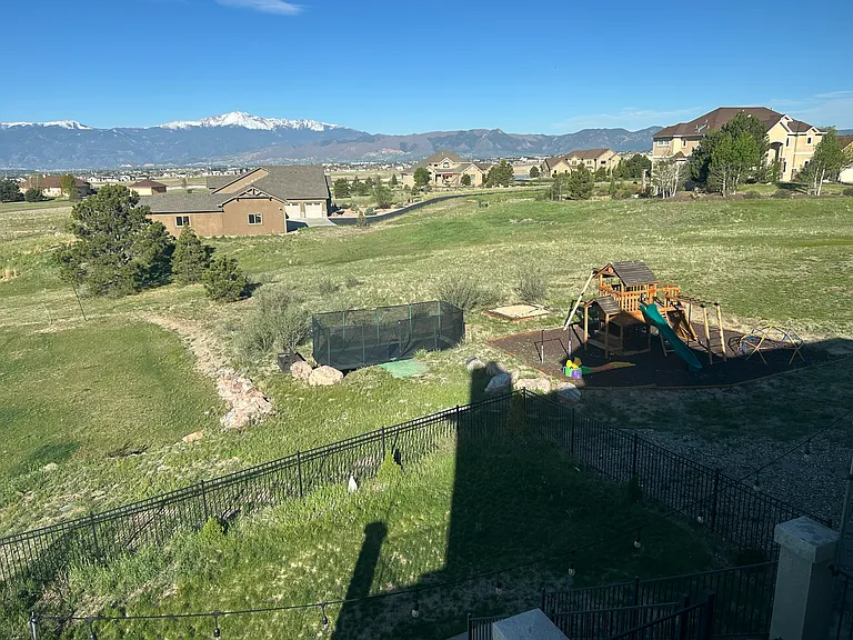 View of Back Yard from Master Bedroom