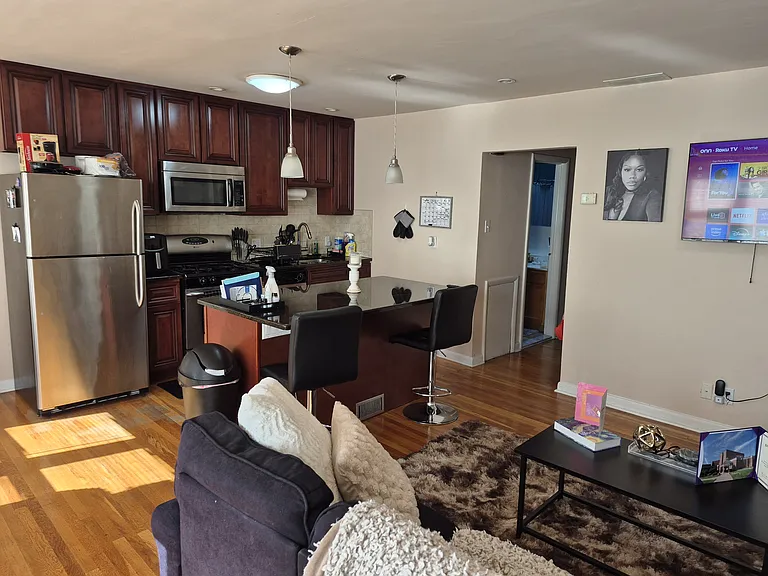 View of Kitchen/Living area and hallway