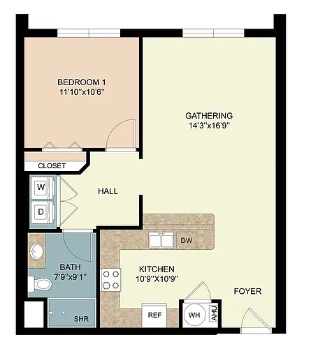 Floor plan 6-305