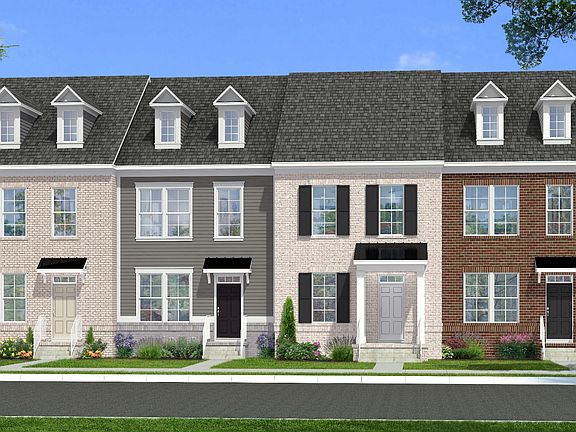 Rendering of the Hanover Townhome at Greenleigh in Middle River, MD