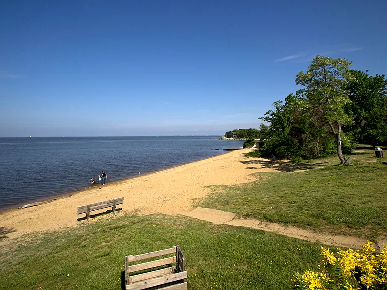 Main Community Beach 2 blocks away