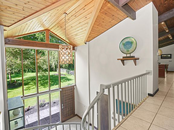View from 2nd floor. Overlooking foyer