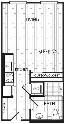 Floor plan S6A | Studio