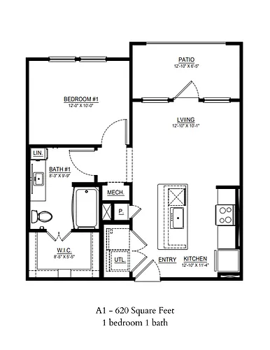 Floor plan A1-S-1