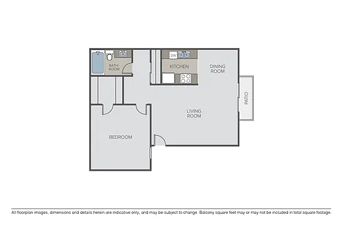 Floor plan Plan 1A