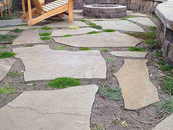 Back patio installed
