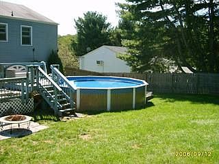 Deck with 18ft Aboveground Pool