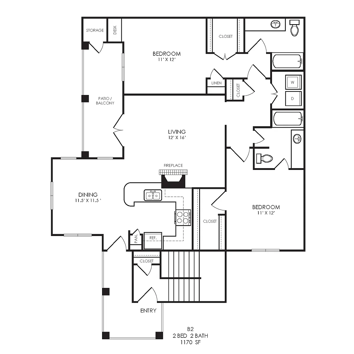Floor plan B2