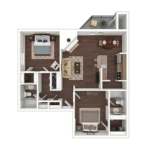 Floor plan B2-U