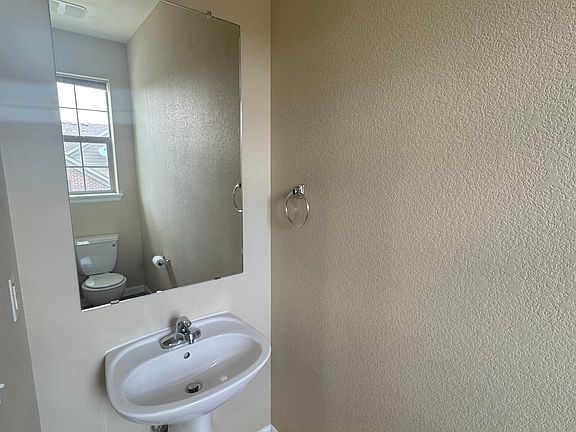 1/2 bathroom on the first floor