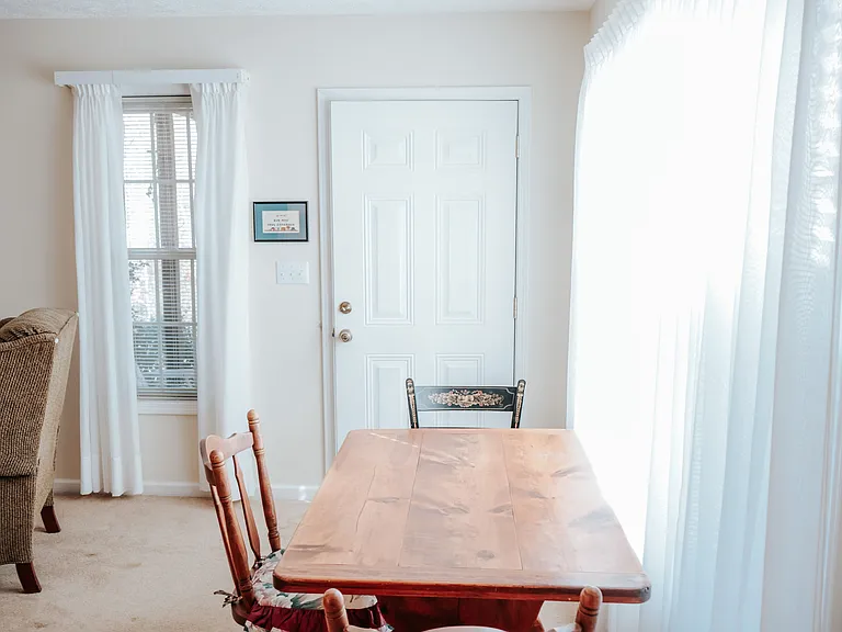 Entrance and extra table