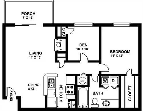 Floor plan Shenandoah