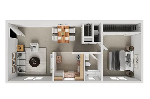 Floor plan 1 Bedroom