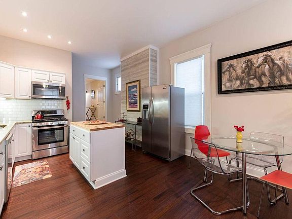 Kitchen and dining area