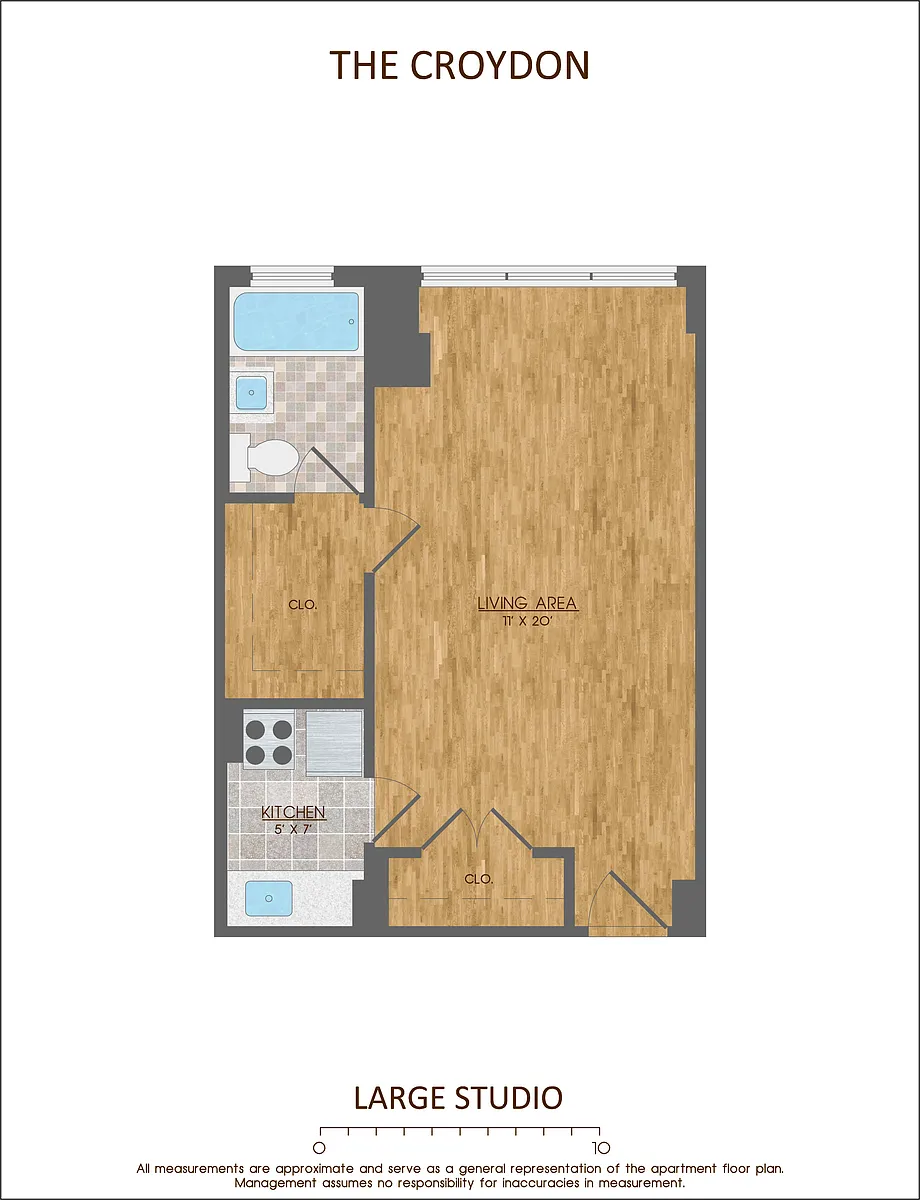 Floor plan Studio - Tier 12