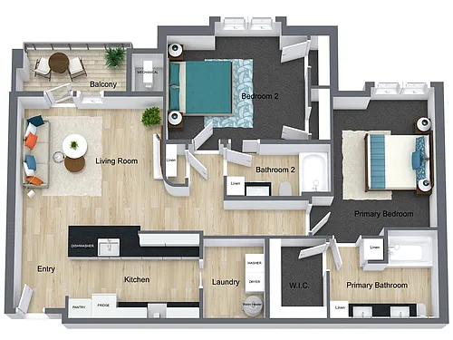 Floor plan Wilshire