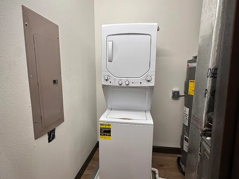 Washer and dryer included