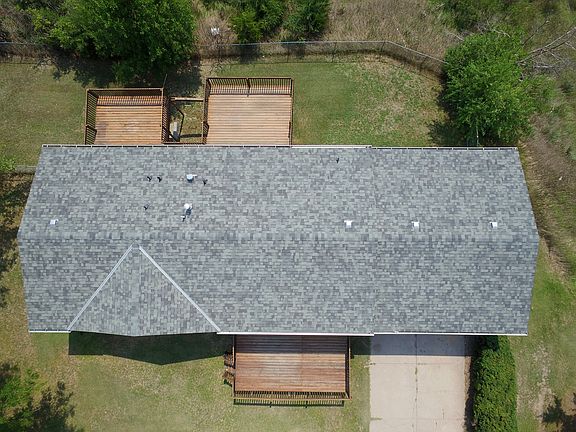 Roof good!  Nice view decks!