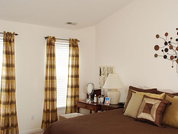 Large master bedroom with vaulted ceiling