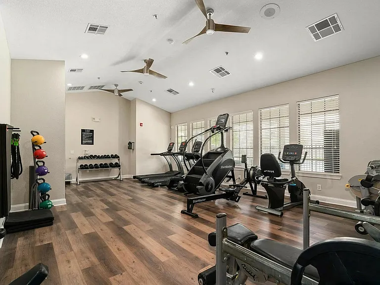 Fitness Center with Cardio and Strength Stations