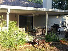 Rear Covered patio