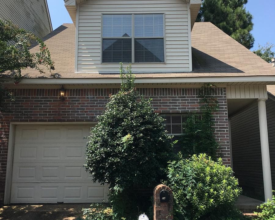 Exterior and one car garage