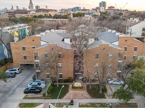 Aerial view of building