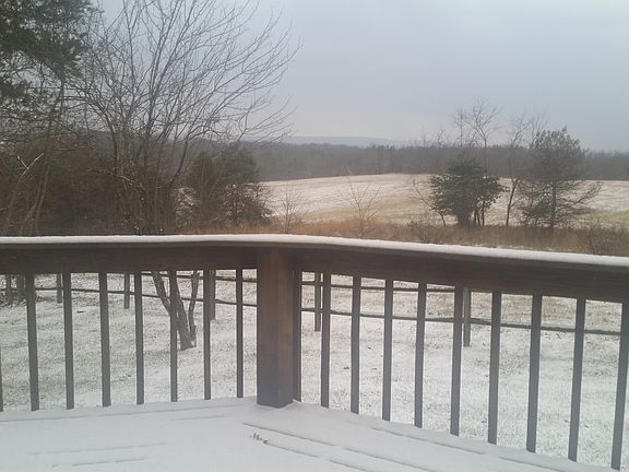 Field and mountain views.