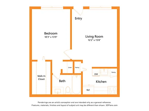 Floor plan Everton A2
