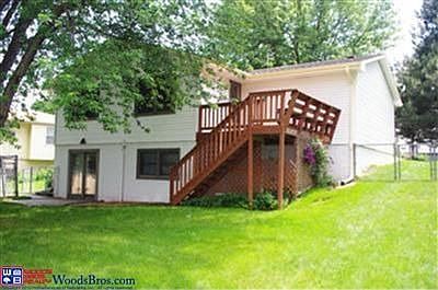 Rear of House with deck and walkout basement