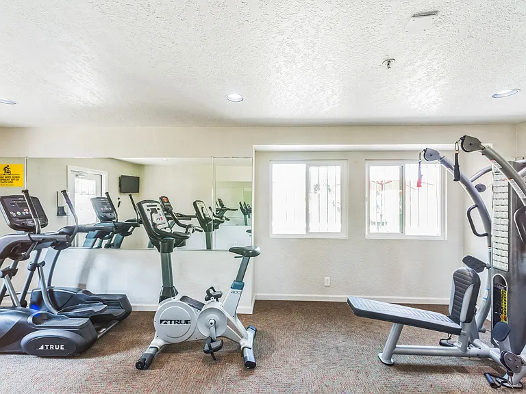 The Community Fitness Center at Meadow Creek Apartments in San Marcos, CA