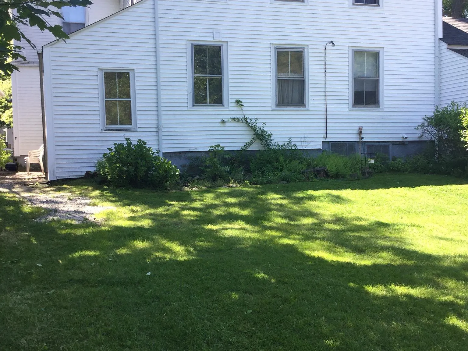 rear of house