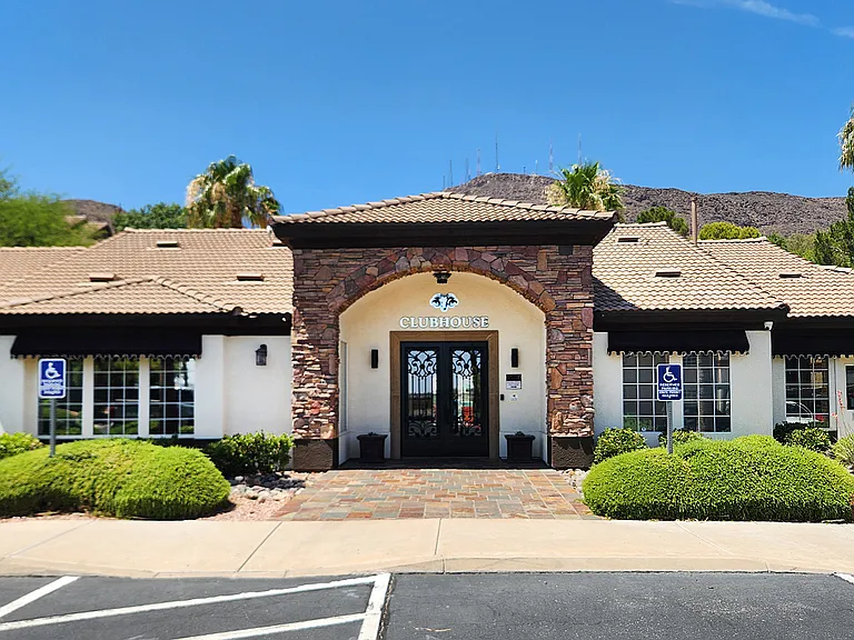 Clubhouse exterior