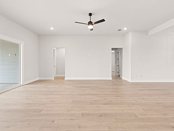 The living room is spacious.