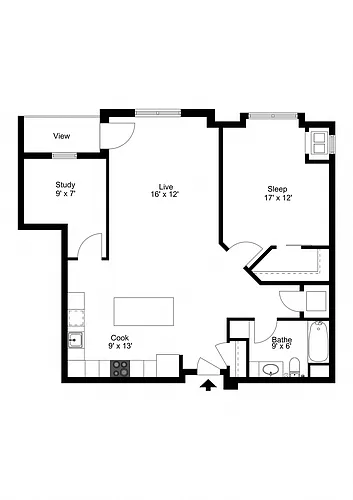 Floor plan The Shorewood Hills