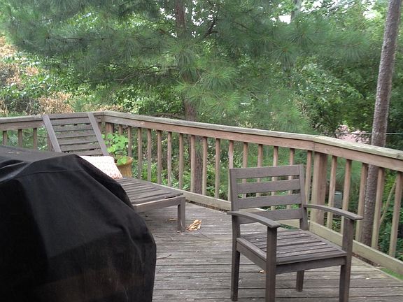 Back deck located off bedroom 1