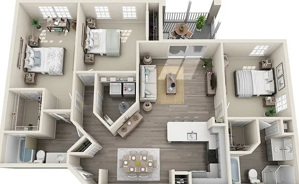 Three Bedroom Two Bath Three Bedroom Two Bath