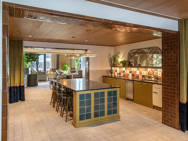 Resident Clubroom and Kitchen