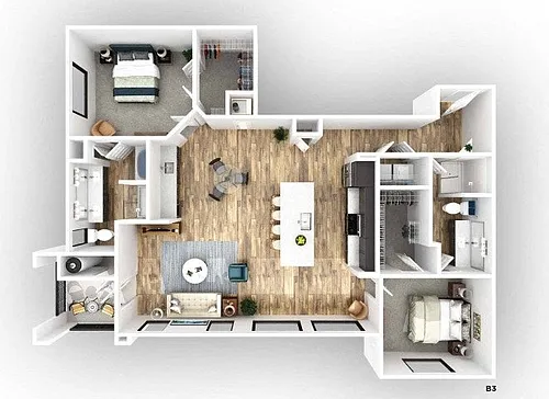 Floor plan B3