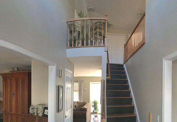 Bright open main entrance