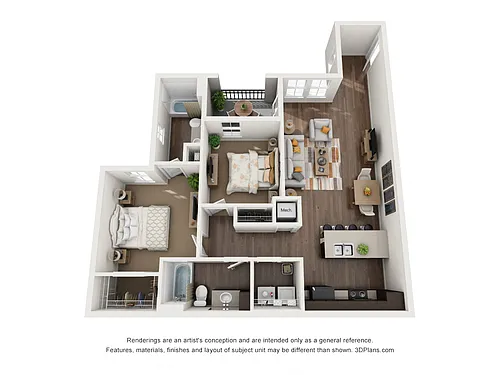 Floor plan B2