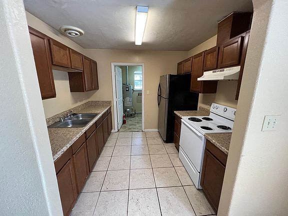 Kitchen into laundry room