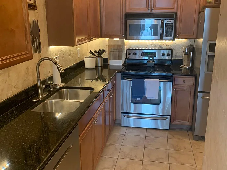 Kitchen with new appliances