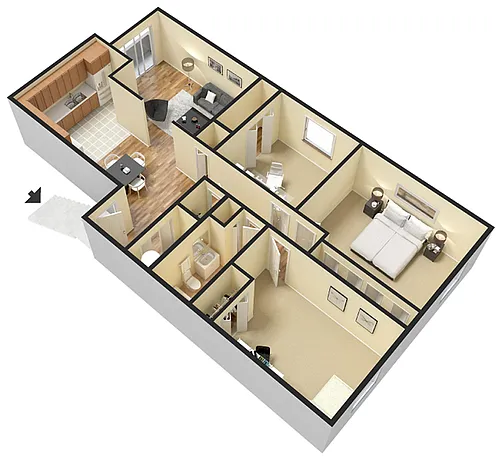 Floor plan The Van Huysen